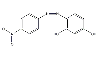对硝基苯偶氮间苯二酚结构式
