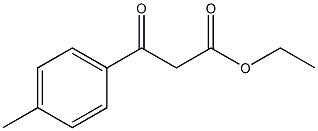 乙基(4-甲基苯甲酰)乙酸结构式