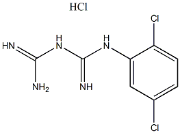1-(2,5-二氯苯基)双胍盐酸盐结构式