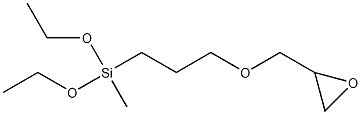 (3-环氧丙氧基丙基)甲基二乙氧基硅烷结构式
