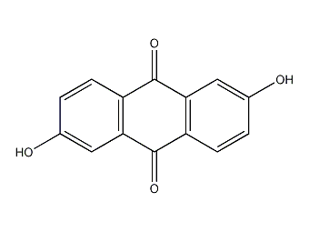 2,6-二羟基蒽醌结构式