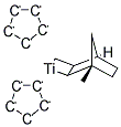 二(2,4-环戊二烯-1-基)[(4-甲基二环[2.2.1]庚烷-2,3-二基)亚甲基]钛结构式