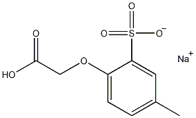 2-Carboxymethoxy-5-methylbenzenesulfonic Acid Sodium Salt