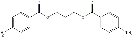 三甲烯双(4-氨基苯甲酸)结构式