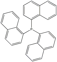 三(1-萘基)膦结构式