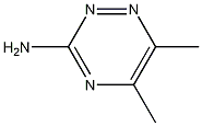 3-氨基-5,6-二甲基-1,2,4-三嗪结构式