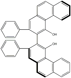 (R)-2,2'-二苯基-3,3'-(4-联菲酚)结构式