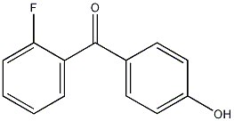 2-氟-4'-羟基苯并苯酮结构式