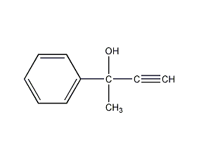 2-苯基-3-丁炔-2-醇结构式