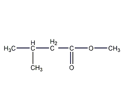 异戊酸甲酯结构式