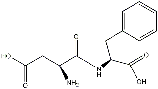 L-天冬氨酰基-L-苯丙氨酸结构式