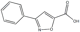 3-苯基-5-异噻唑羧酸结构式