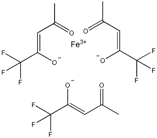 三氟乙酰丙酮化铁(III)结构式