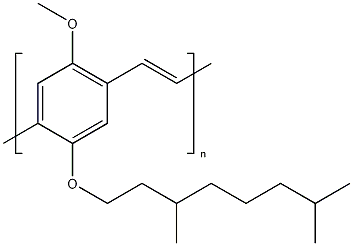 Poly[2-methoxy-5-(3',7'-dimethyloctyloxy)-1,4-phenylenevinylene]