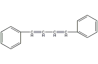 反,反-1,4-二苯基-1,3-丁二烯结构式