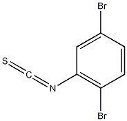 2,5-二溴苯基异硫氰酸盐结构式