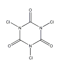 三氯异氰尿酸结构式