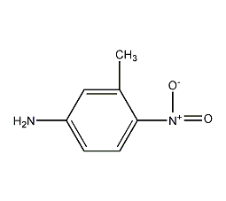 3-甲基-4-硝基苯胺结构式