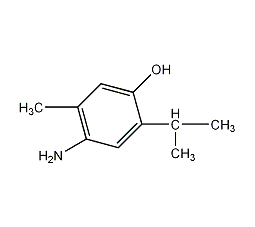 4-氨基-2-异丙基-5-甲基结构式