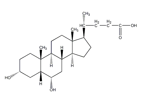 二羟基胆烷酸结构式