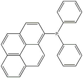 二苯基-1-芘膦结构式