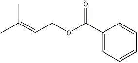 苯甲酸3-甲基2-丁烯酯结构式