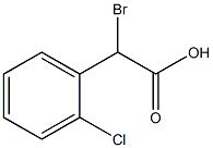 α-溴－2－氯苯乙酸结构式