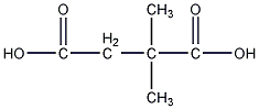 2,2-二甲基丁二酸结构式