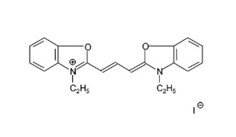 3,3'-二乙基氧杂羰花青碘结构式