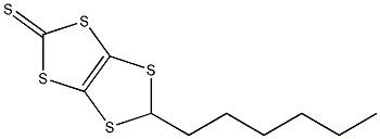 5-己基-1,3-二硫[4,5-d][1,3]二硫-2-硫酮结构式