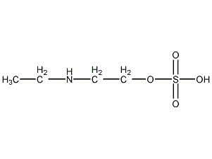 2-(乙基氨基)乙基硫酸氢结构式