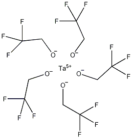 2,2,2-三氟乙醇钽结构式