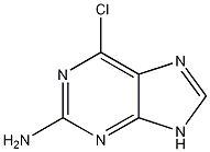 2-氨基-6-氯嘌呤结构式
