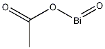 铋(Ⅲ)氧化醋酸结构式