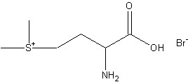 DL-蛋氨酸溴化甲基锍结构式