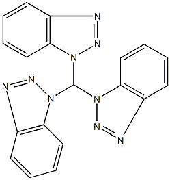 三-(1-苯并三唑基)甲烷结构式