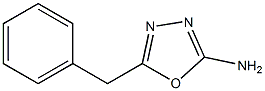 2-氨基-5-苄基-1,3,4-恶二唑结构式