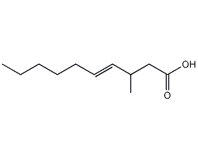 (E)-3-甲基-葵-4-烯酸结构式