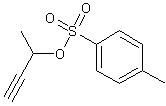 1-丁炔-3-基对甲苯磺酸盐结构式