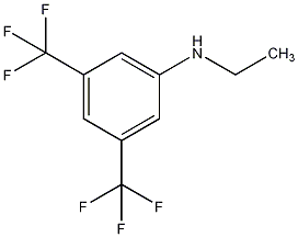 3,5-二(三氟甲基)-N-乙基苯胺结构式
