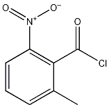 2-甲基-6-硝基苯甲酰氯结构式