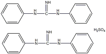 1,3-二苯基胍硫酸盐结构式