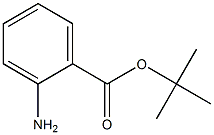 2-氨基苯甲酸叔丁酯结构式