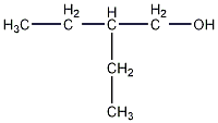 2-乙基-1-丁醇结构式