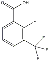 2-氟-3-(三氟甲基)苯甲酸结构式
