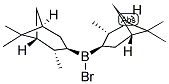 (1R)-(−)-B-二异松蒎基溴硼烷结构式