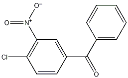 4-氯-3-硝基苯并苯基酮结构式