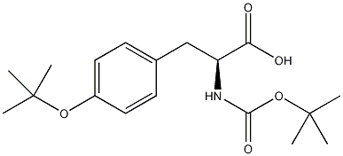 丁氧羰基-酪氨酸(叔溴尿嘧啶)结构式