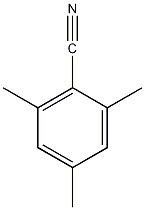 2,4,6-三甲基苯甲腈结构式