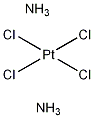 反式二氨基四氯化铂结构式